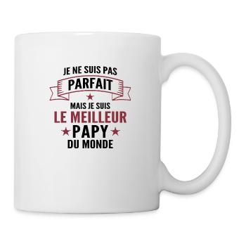 pas parfait mais le meilleur papy du monde - Mug blanc - blanc - Droite
