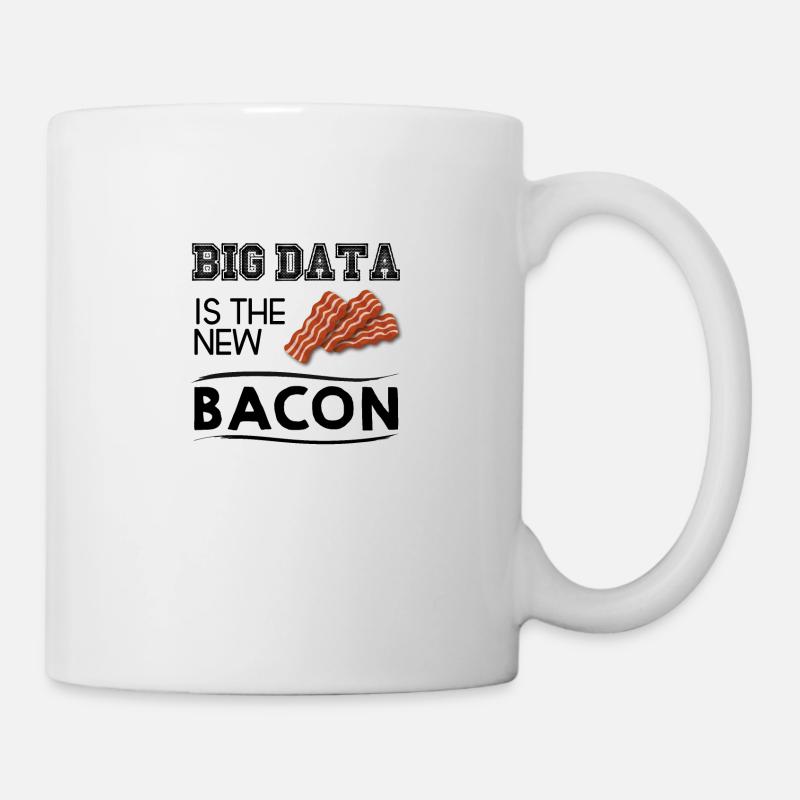 Big Data ist der neue Speck - Tasse - Weiß