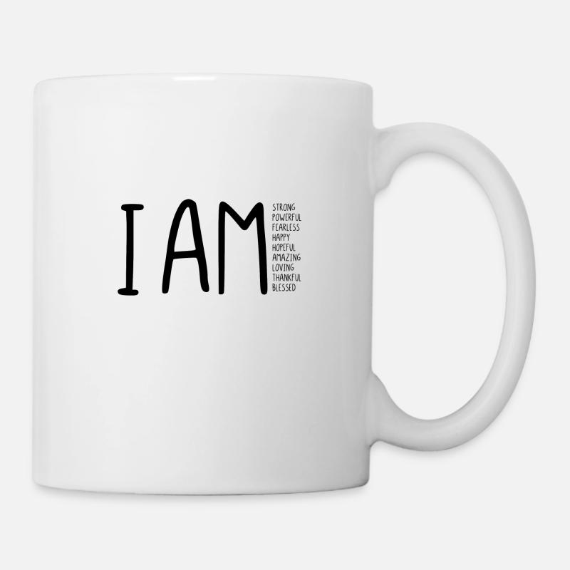I am... - Tasse - Weiß