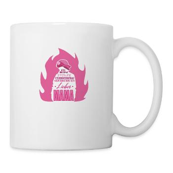 Feuerwehrfrau Freiwillige Feuerwehr Beruf Geschenk - Tasse - Weiß - Rechts