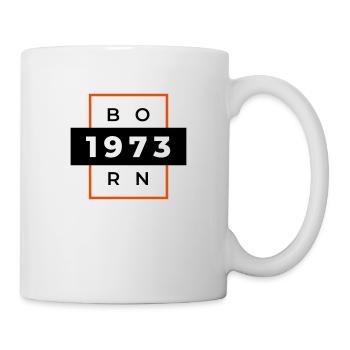 "Né en 1973" - Mug blanc - blanc - Droite