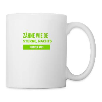 Zahnersatz - Tasse - Weiß - Rechts