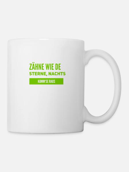 Zahnersatz - Tasse - Weiß