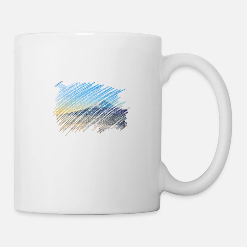 Berg - Tasse - Weiß