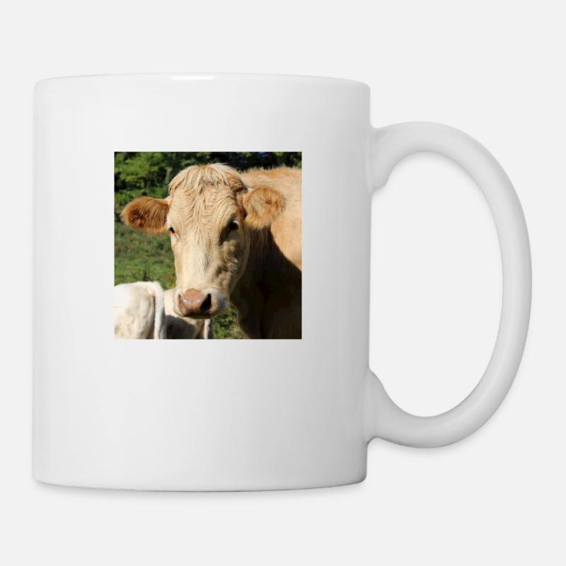 Affiche vache - Mug blanc - blanc
