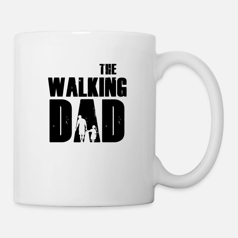Le papa qui marche - Mug blanc - blanc