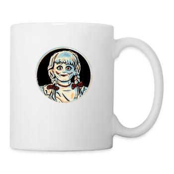 Annabelle Halloween Puppe - Tasse - Weiß - Rechts