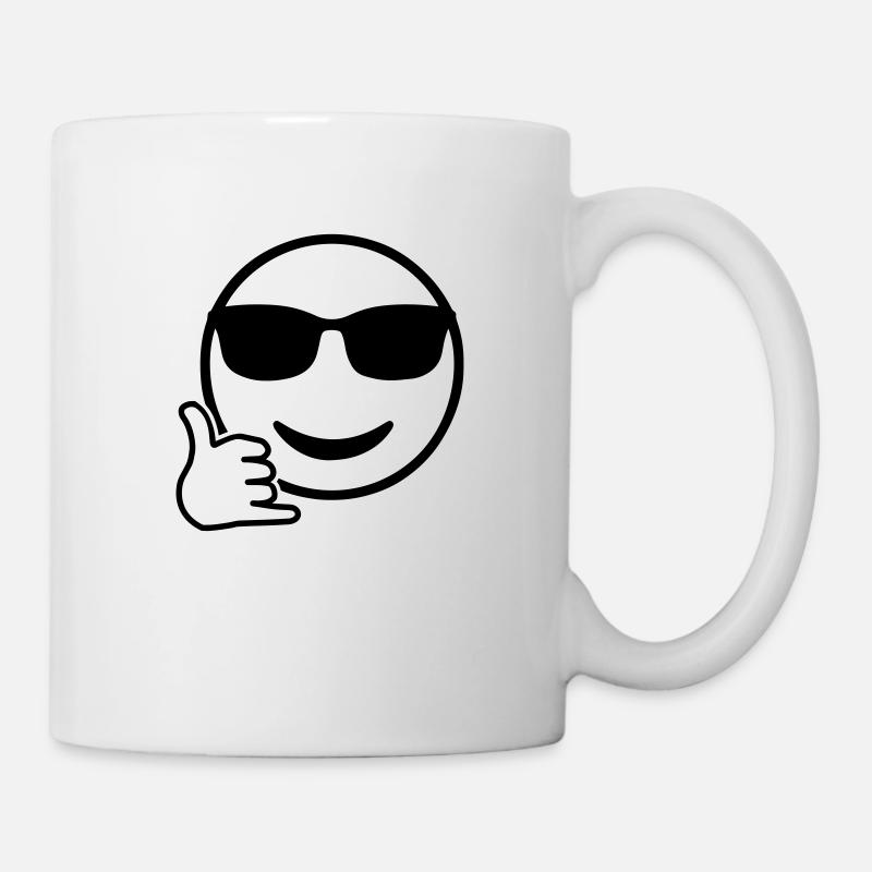 Shaka Emoji - Tasse - Weiß