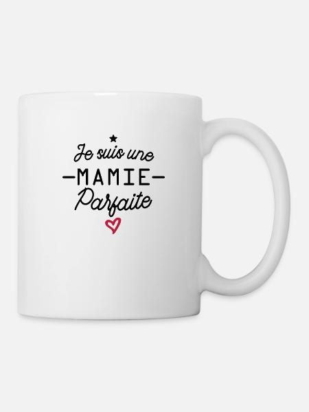 je suis une mamie parfaite - Mug blanc - blanc