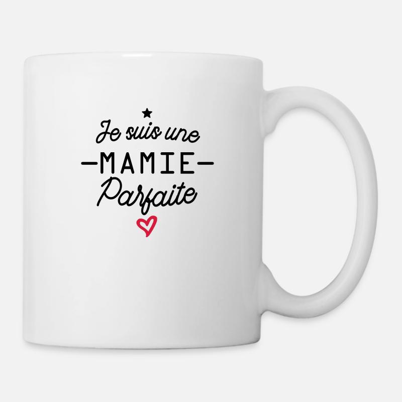 je suis une mamie parfaite - Mug blanc - blanc