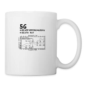 5G Beamforming Death Ray Drôle - Mug blanc - blanc - Droite