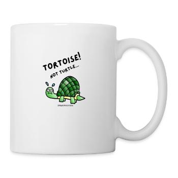 Schildkröte keine Schildkröte! - Tasse - Weiß - Rechts