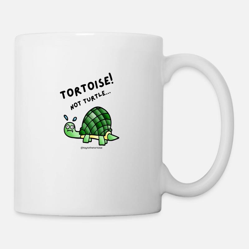 Tortue pas tortue! - Mug blanc - blanc