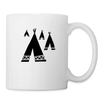 Indian tribe - Indian tepee - Mug - white - Right