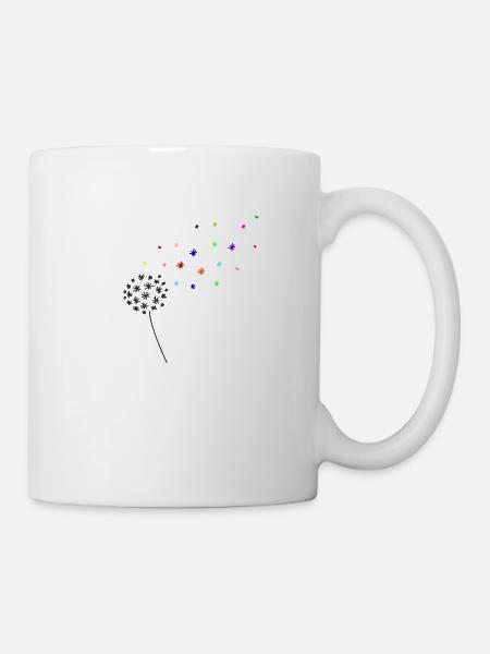 Pusteblume - Tasse - Weiß