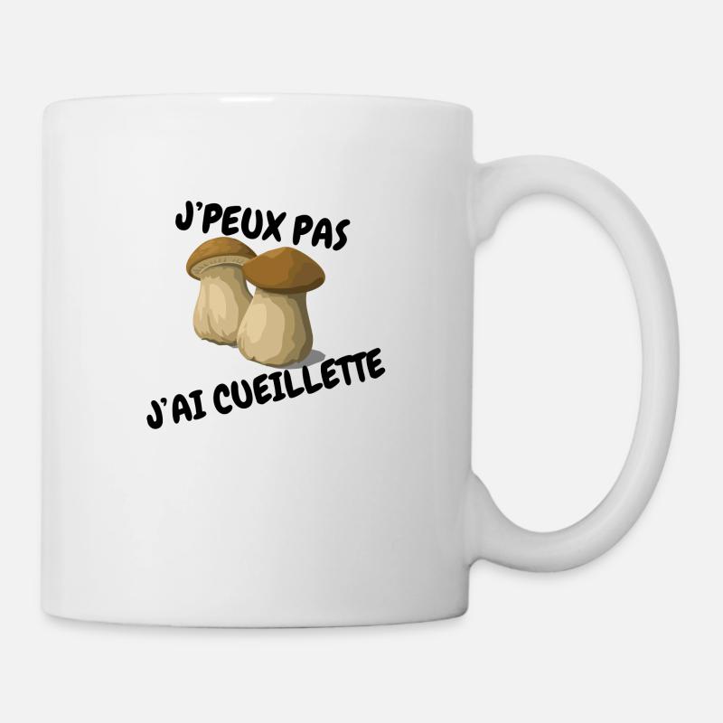 J’peux pas j’ai cueillette - Mug blanc - blanc