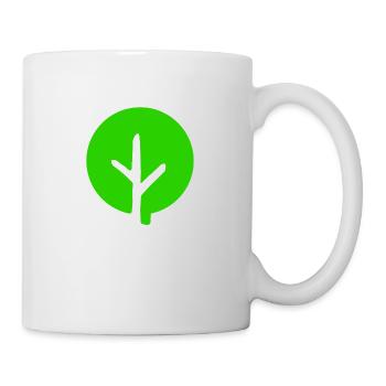 Plant green organic gardener eco leaf nature garden - Mug - white - Right