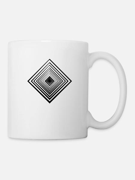 abstract - Tunnel - Mug - white