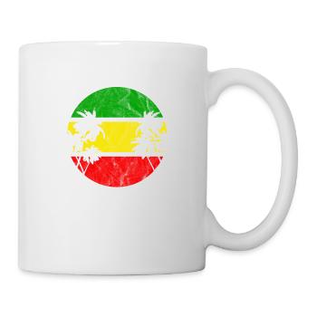Reggae beach - Mug - white - Right