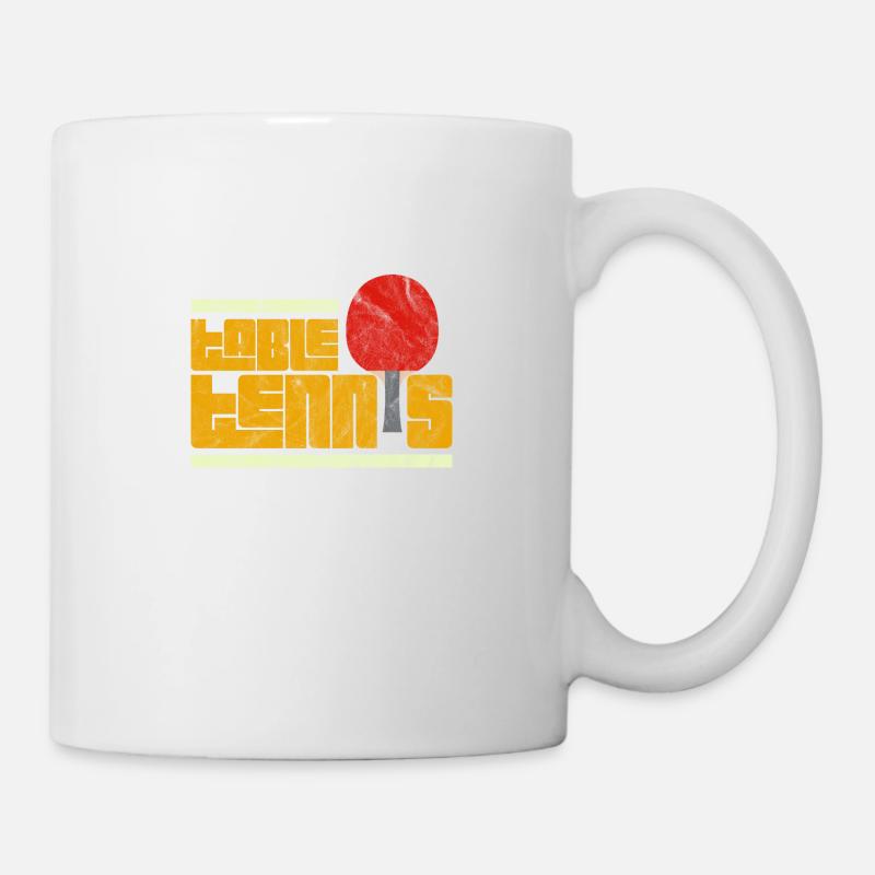 Tischtennis - Tasse - Weiß