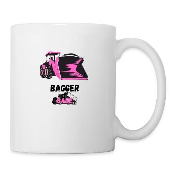 Bagger Babe - Tasse - Weiß - Rechts