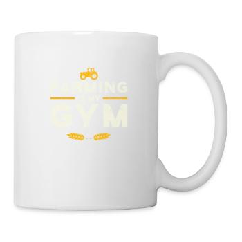 L'agriculture est mon gymnase - Mug blanc - blanc - Droite