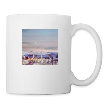 Tuscany beach bar - Mug - white - Right