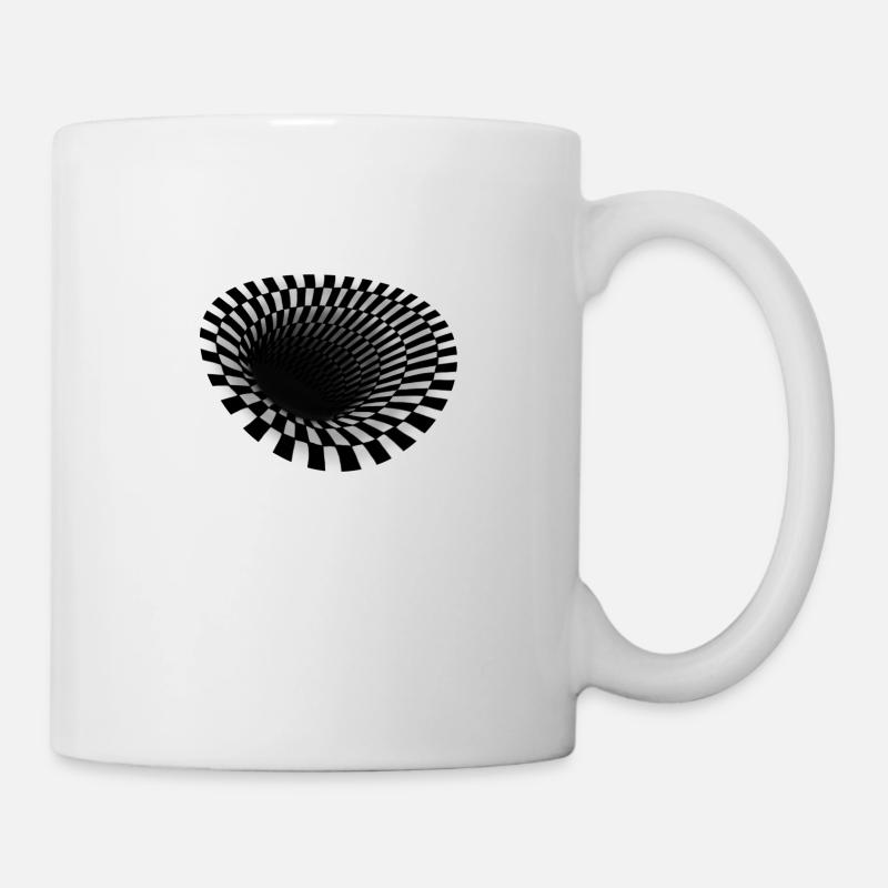 Trou 3D - Mug blanc - blanc