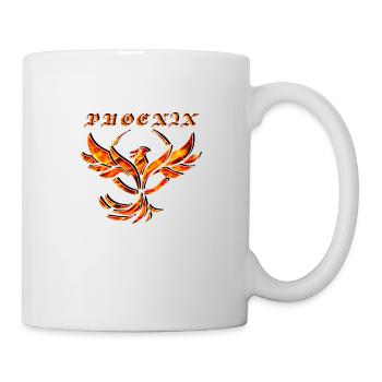 Flaming Phoenix in flames - Mug - white - Right