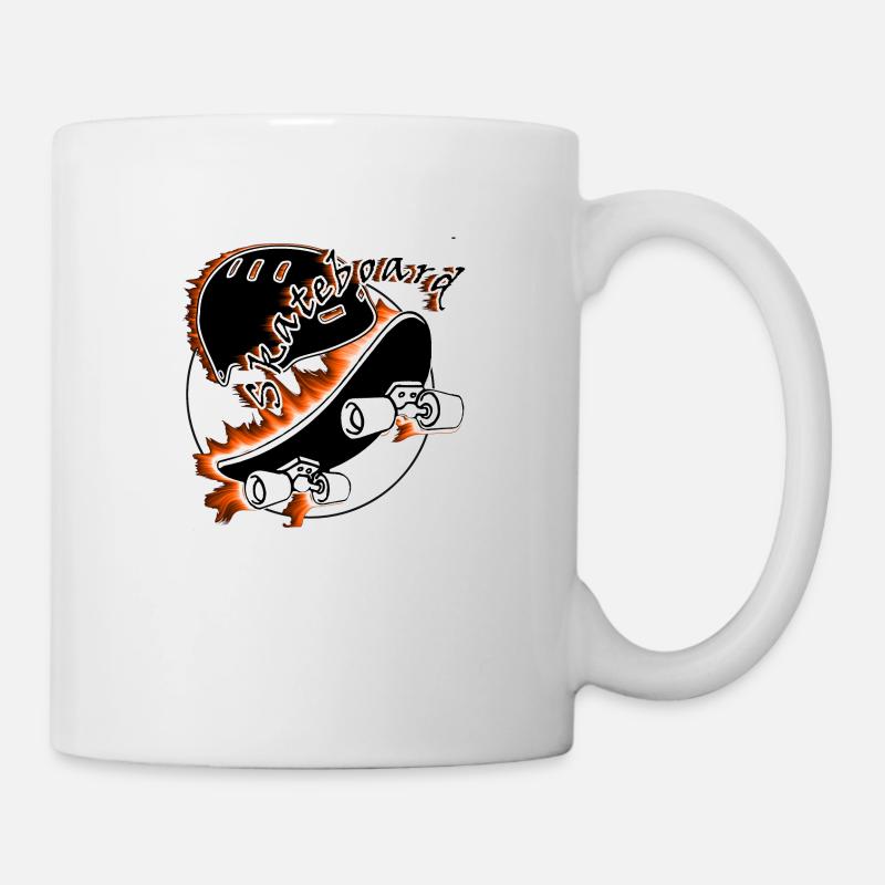 skateboard - Mug blanc - blanc