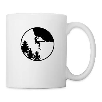 escalade nature - Mug blanc - blanc - Droite