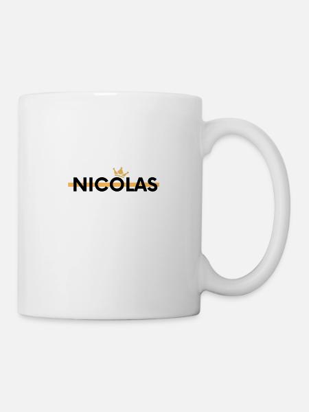 Nicolas - Mug blanc - blanc