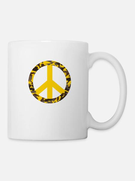 Peace symbol - Mug - white