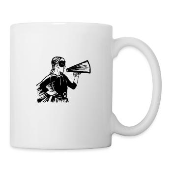 Pouvoir des filles - Mug blanc - blanc - Droite