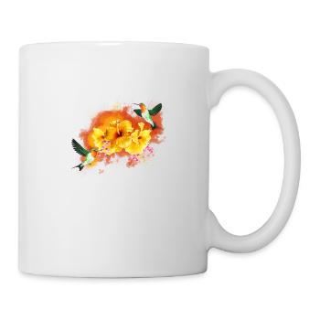 Flower2 - Tasse - Weiß - Rechts