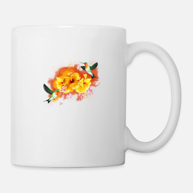 Fleur2 - Mug blanc - blanc