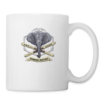 Hannibal Erbe - Tasse - Weiß - Rechts