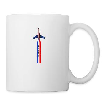 athos patrouille de france airshow - Tasse - Weiß - Rechts