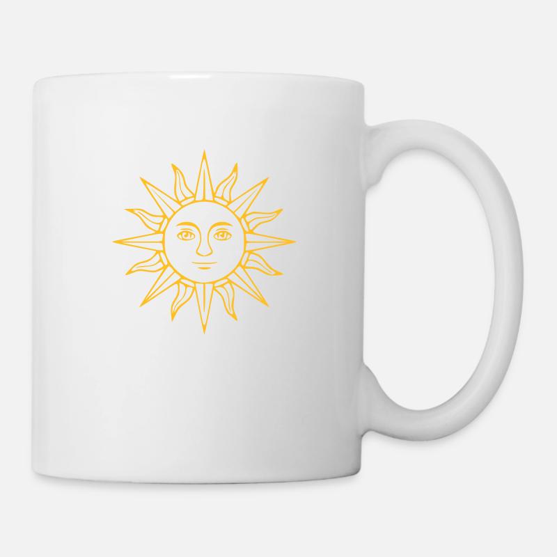 Sun Face - Mug - white
