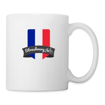 Bicycle Strasbourg France Bicycle City Gift - Mug - white - Right