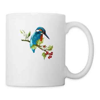 Colorful bird - Mug - white - Right