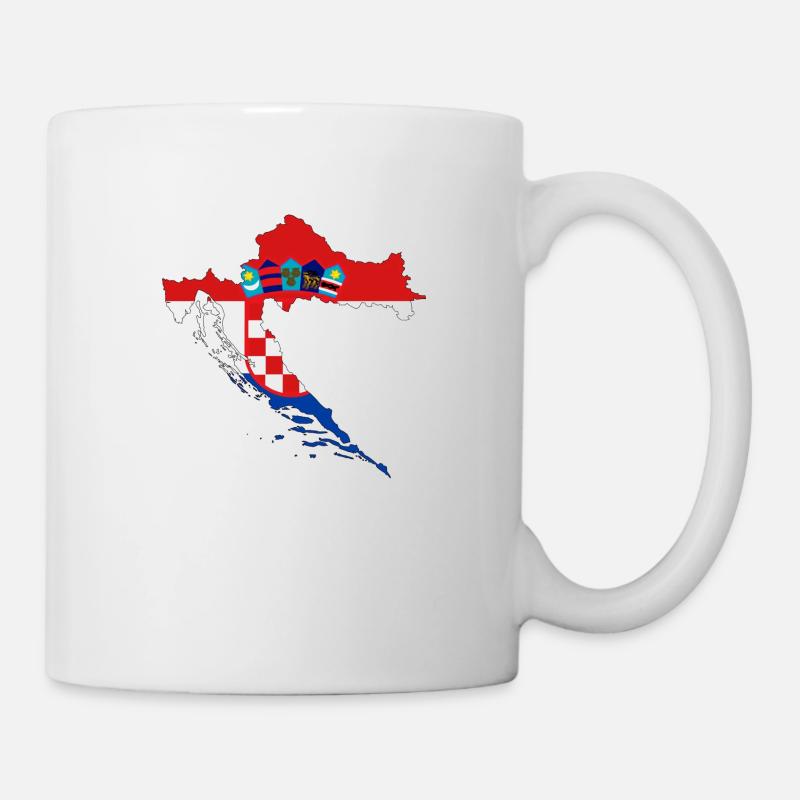 Croatia - Tasse - Weiß