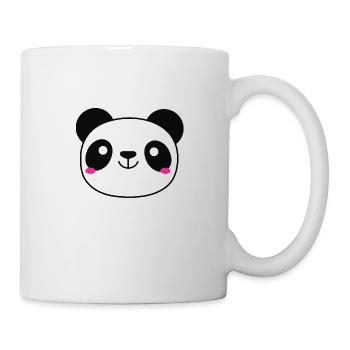 Panda t shirt woman i love panda kawaii - Mug - white - Right