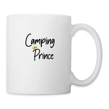 Camping Prince/Prinz - Camper, Camping - Mug - white - Right