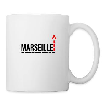 Marseille city French Provence - Mug - white - Right