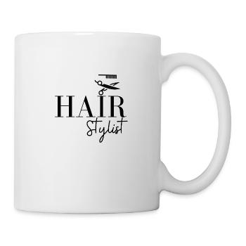 Friseur - Tasse - Weiß - Rechts