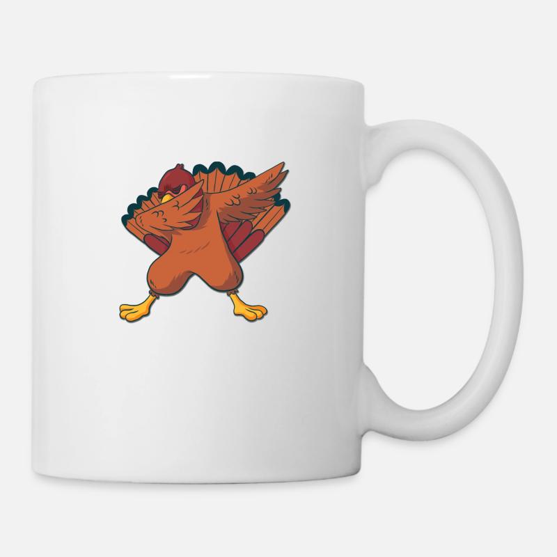 dabbing de dinde - Mug blanc - blanc