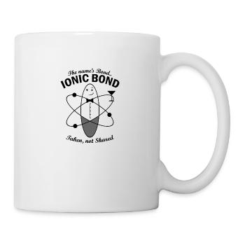The name's bond ionic bond taken not shared chemistry - Mug - white - Right