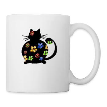 Chat - Mug blanc - blanc - Droite