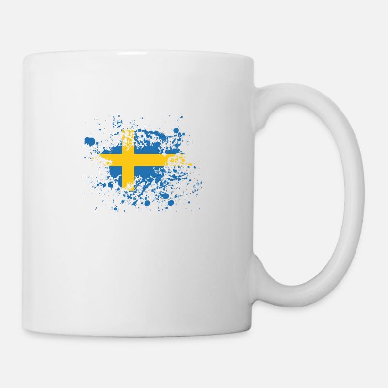 Suède - Mug blanc - blanc